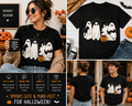 Ghost Cat Halloween Shirt – Cute Spooky Cat & Ghost Graphic Tee for Cat Lovers