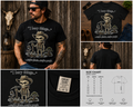 Funny Skeleton Gardener T-Shirt – “I Bury Things… Maybe Plants Maybe People” Dark Humor Graphic Tee