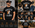 Safety Third Funny Fire Running Stick Figure T-Shirt, Dark Humor Graphic Tee, Sarcastic Safety Joke Shirt, Funny Workplace Humor Gift