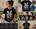 Cute Easter OT Occupational Therapy Bunny Shirt, OT Assistant Spring Tee, Easter Rabbit Therapist Gift T-Shirt