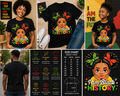 I Am Black History Girl T-Shirt – Black History Month Afro Girl Graphic Tee for Women & Kids