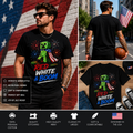 Red White & Boom Patriotic Pixel Gamer 4th of July Creeper T-Shirt