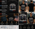 250 Years of Freedom Abraham Lincoln Patriotic 1776–2026 Independence Day T-Shirt