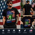 Creep Hard Freedom Harder Patriotic Pixel Gamer 4th of July T-Shirt