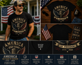 America 250 Years of Freedom Patriotic Vintage T-Shirt, 1776–2026 USA 250th Anniversary Retro Independence Day Graphic Tee