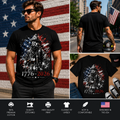 1776–2026 Patriotic Firefighter 250th Anniversary American Independence Day T-Shirt