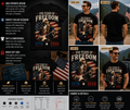250 Years of Freedom George Washington Rock Guitar Patriotic T-Shirt – 1776–2026 America Anniversary Tee