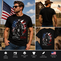 1776–2026 Patriotic Cowboy Rider 250th Anniversary American Independence Day T-Shirt