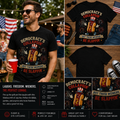 Democracy’s Collapsin’ But These Weiners Be Slappin’ Funny 4th of July Hot Dog T-Shirt