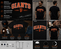 Giants SF Vintage Baseball T-Shirt – Retro Sports Fan Graphic Tee for Men & Women