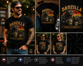 Dadzilla Father of Monsters T-Shirt – Funny Father & Son Monster Dad Graphic Tee, Father’s Day Gift for Dads