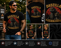 Dadzilla Father of Monster T-Shirt – Funny Monster Dad & Son Graphic Tee, Father’s Day Gift for Cool Dads