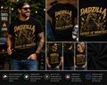 Dadzilla Father of Monster Funny Dad T-Shirt – Cool Godzilla Dad Graphic Tee for Father’s Day