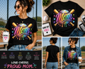 Rainbow Baseball Mom Drip Shirt – Colorful Softball & Baseball Graphic Tee